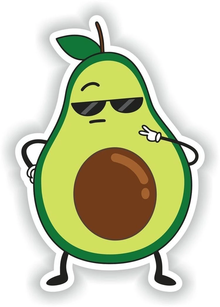 Sticker Bơ Ngộ Nghĩnh