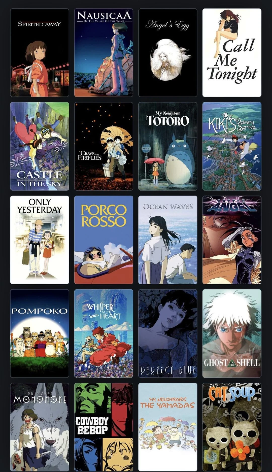Anime Movies