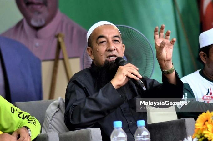 Hình ảnh Ustaz Azhar Idrus trong một buổi hỏi đáp