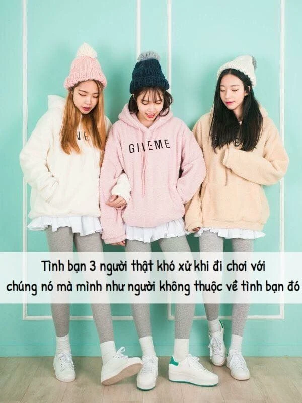 Ảnh nhóm bạn thân với những phong cách độc đáo