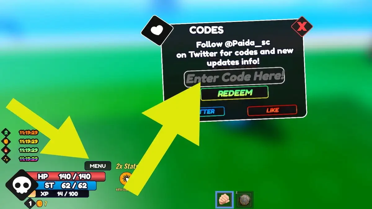 Redeem Codes in One Fruit Simulator