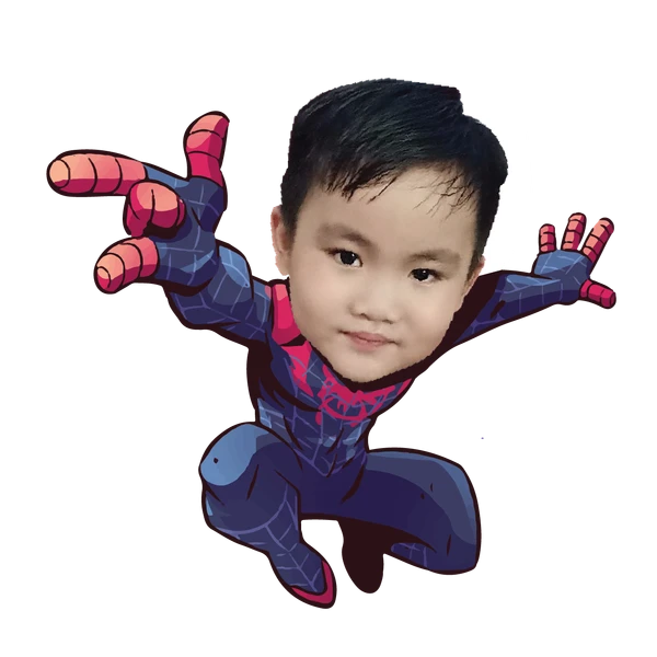Người nhện chibi trên sản phẩm thương mại