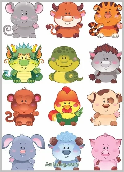 Hình ảnh động vật chibi cute