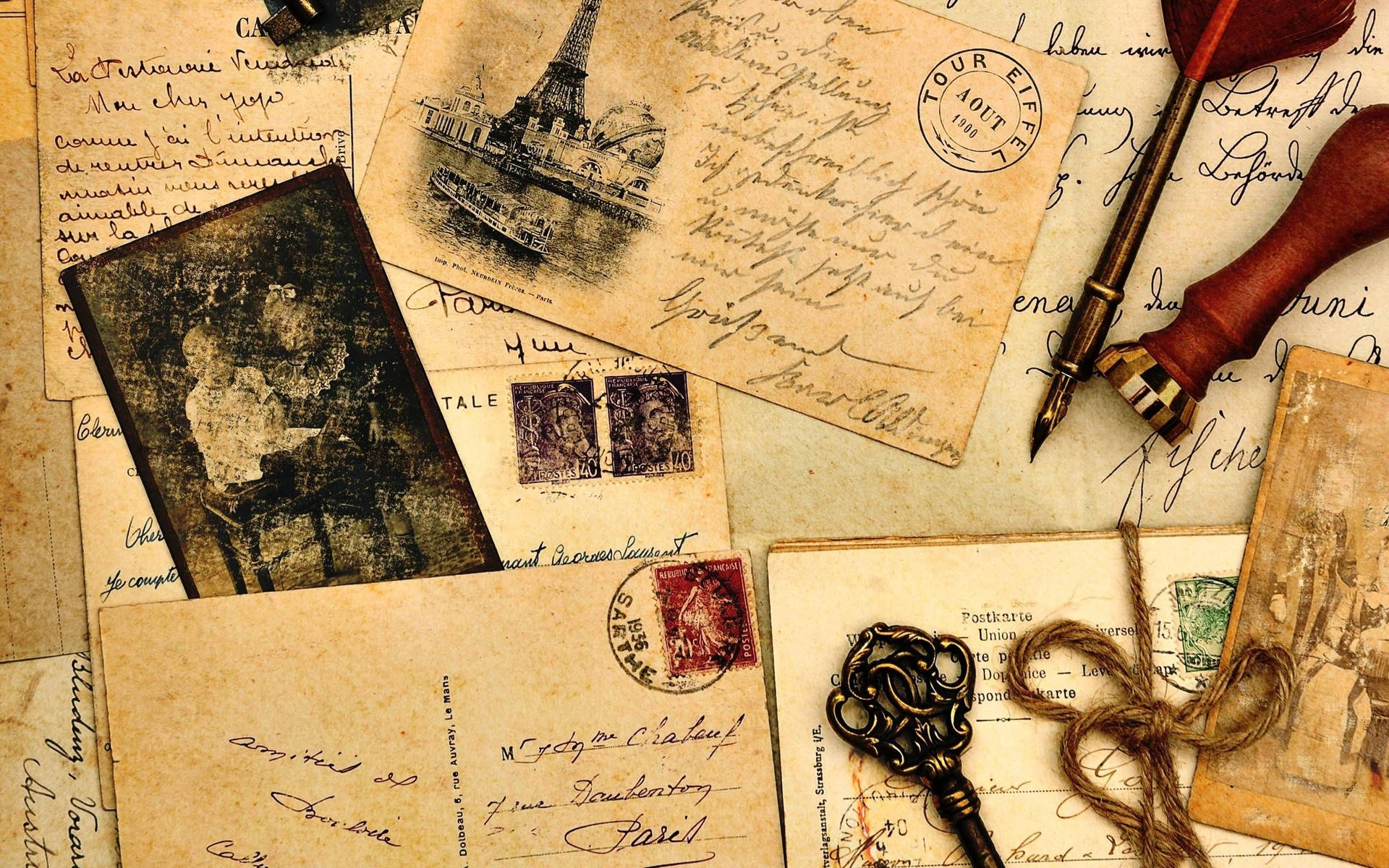 Hình nền vintage với họa tiết hoa