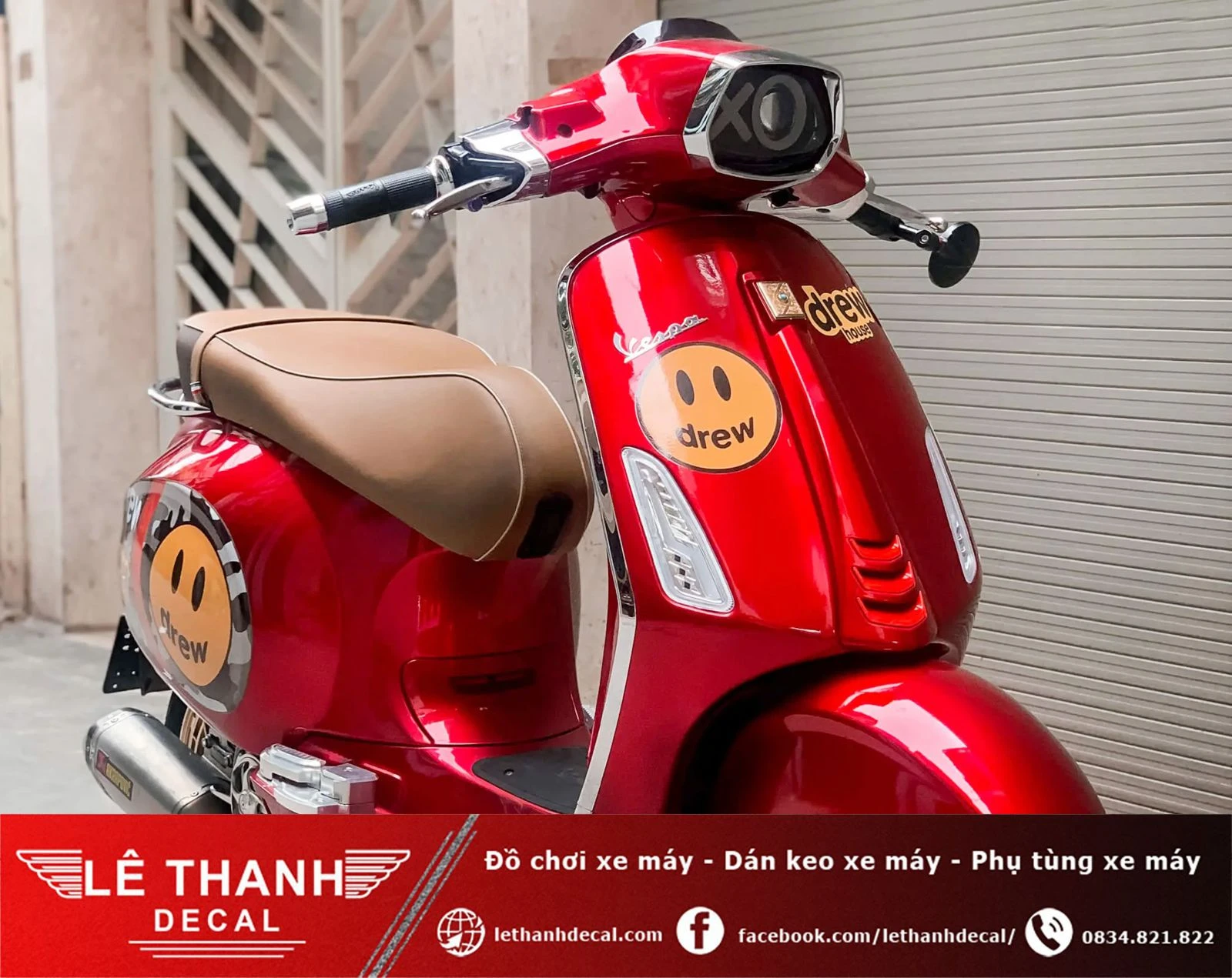 Mẫu dán đổi màu ấn tượng