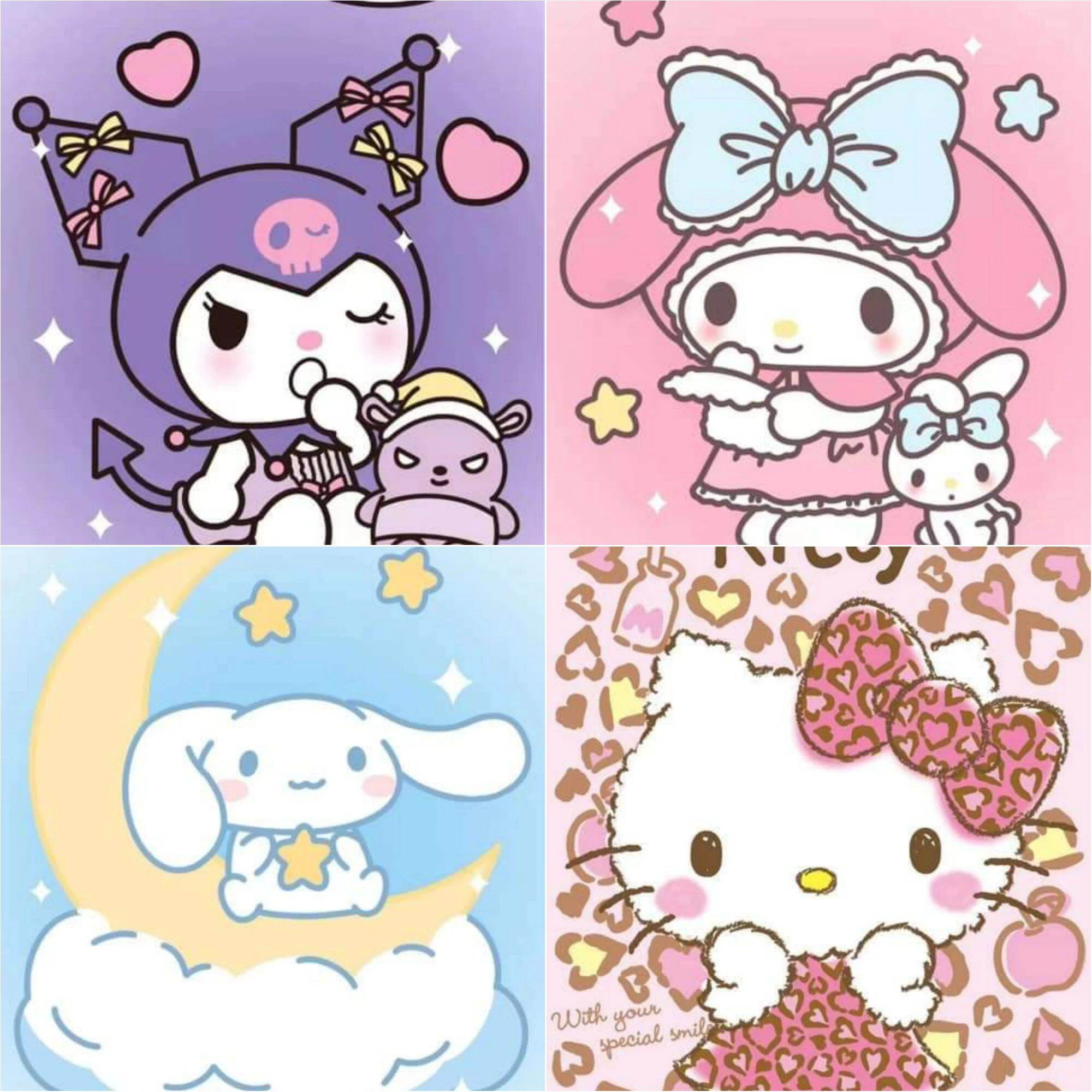 Hình ảnh về Cinnamoroll với bạn bè