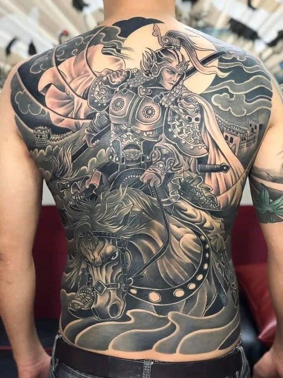 Hình xăm Triệu Vân