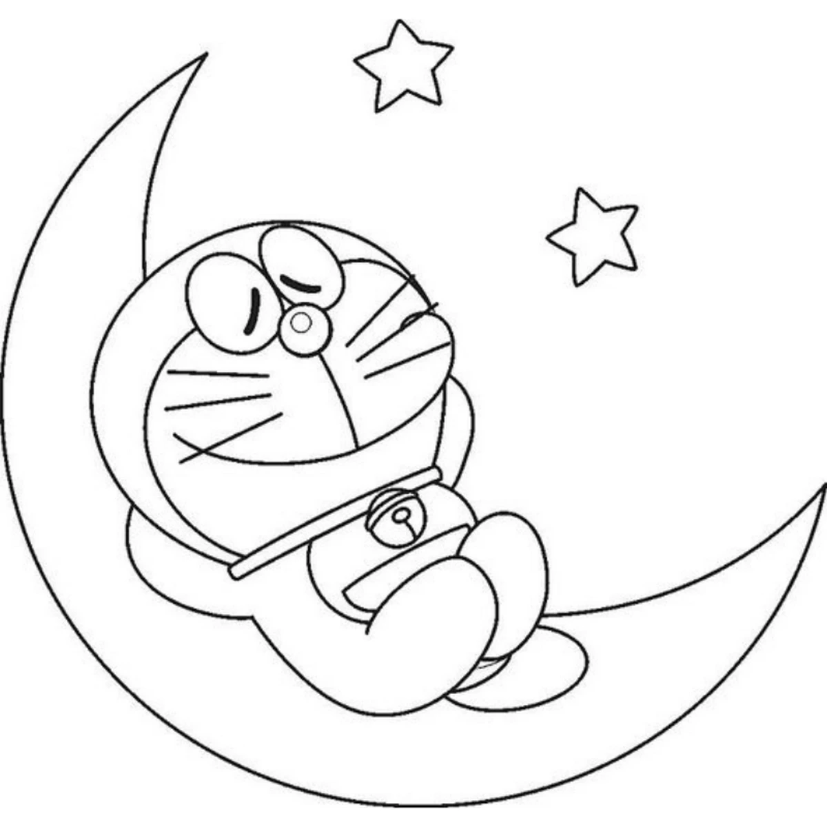 Tranh tô màu Doraemon 2