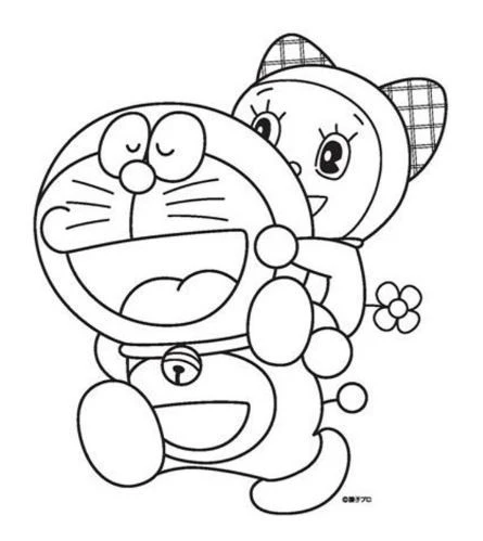 Tranh tô màu Doraemon 8