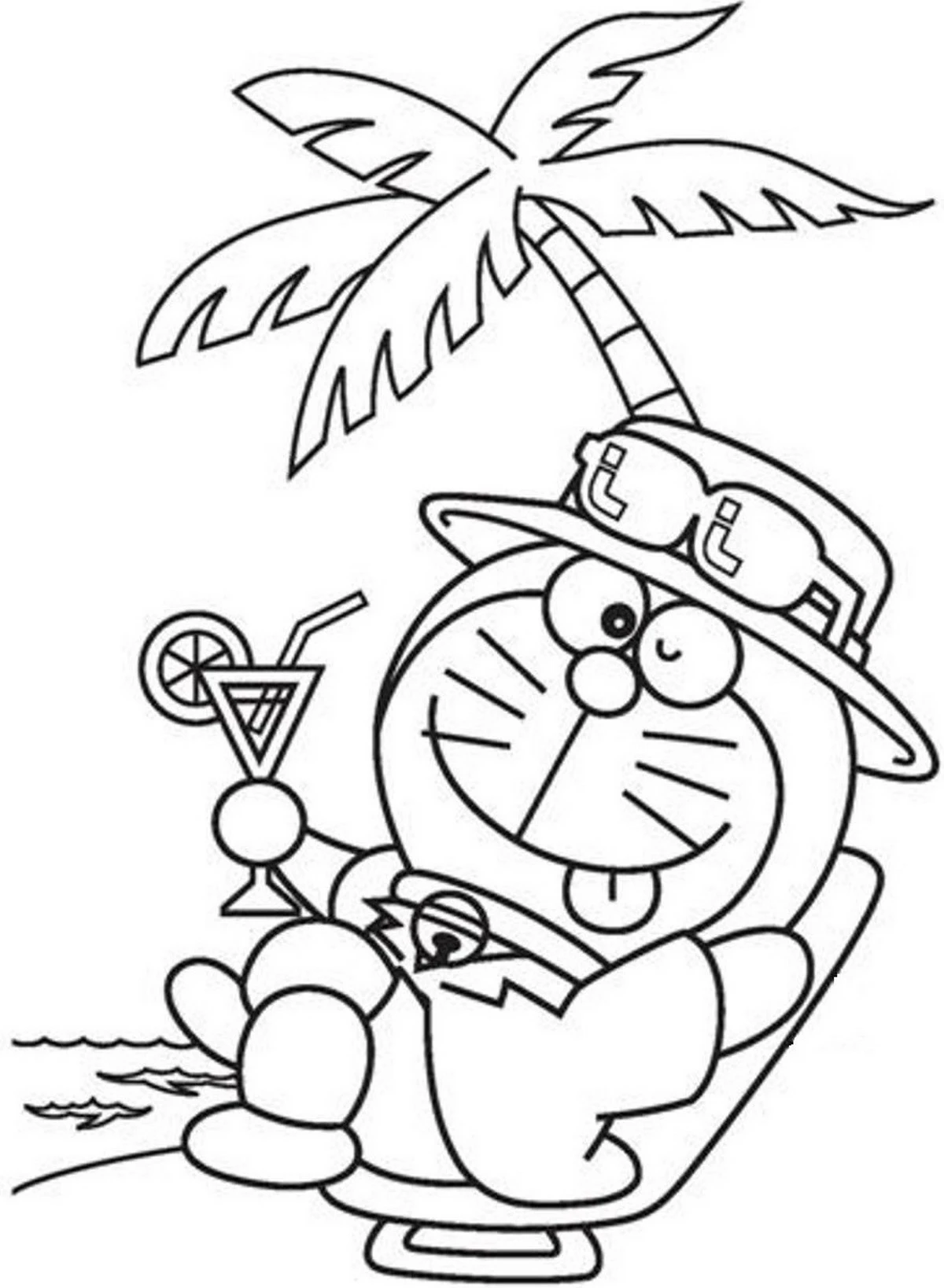 Tranh tô màu Doraemon 9