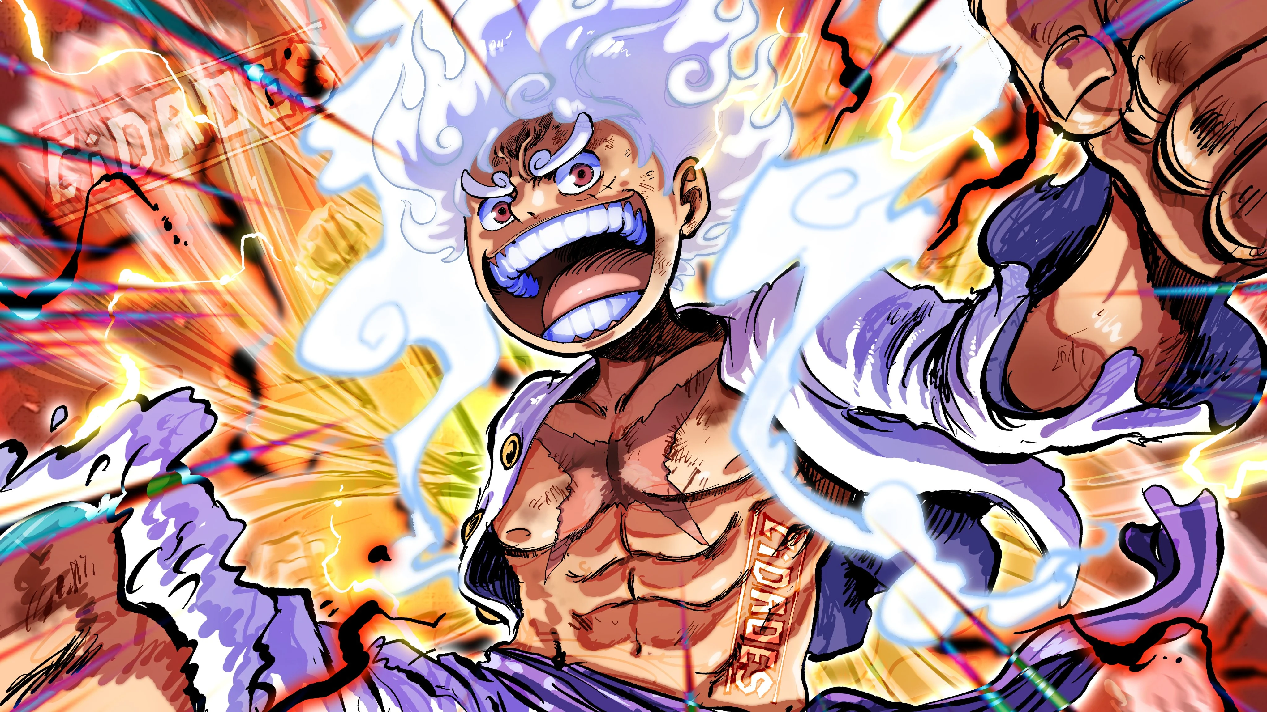 Hình nền Luffy Gear 5