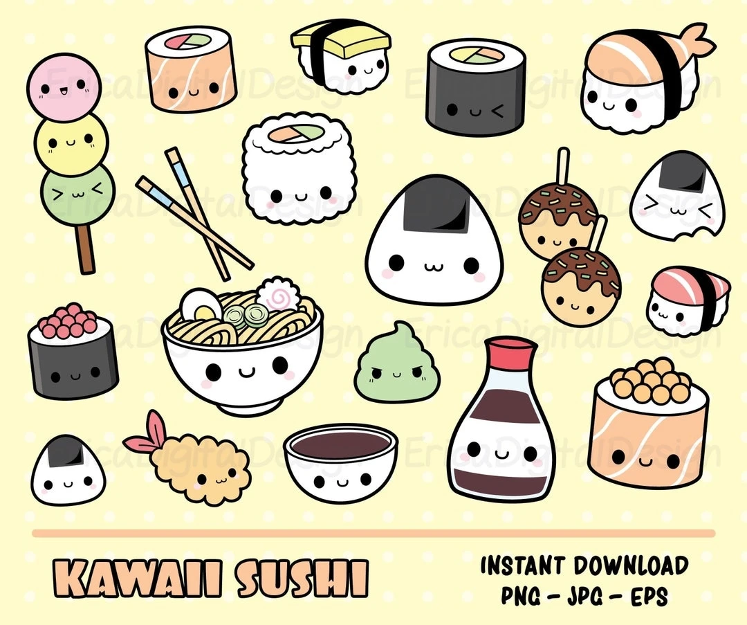 Sushi Family Sticker