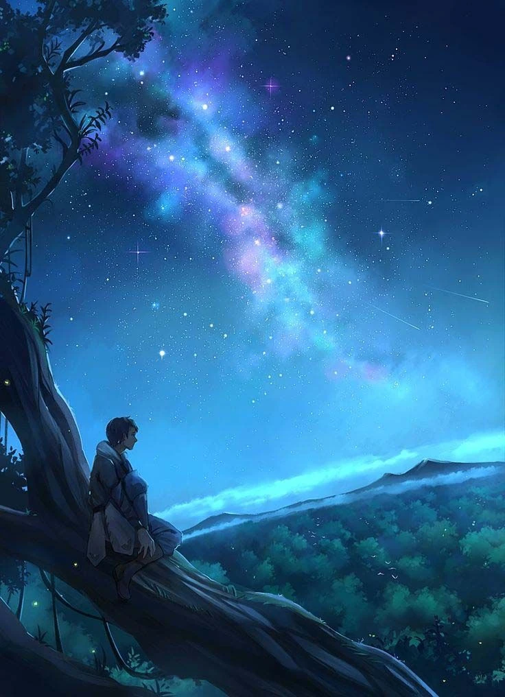 Hình nền vũ trụ anime 1