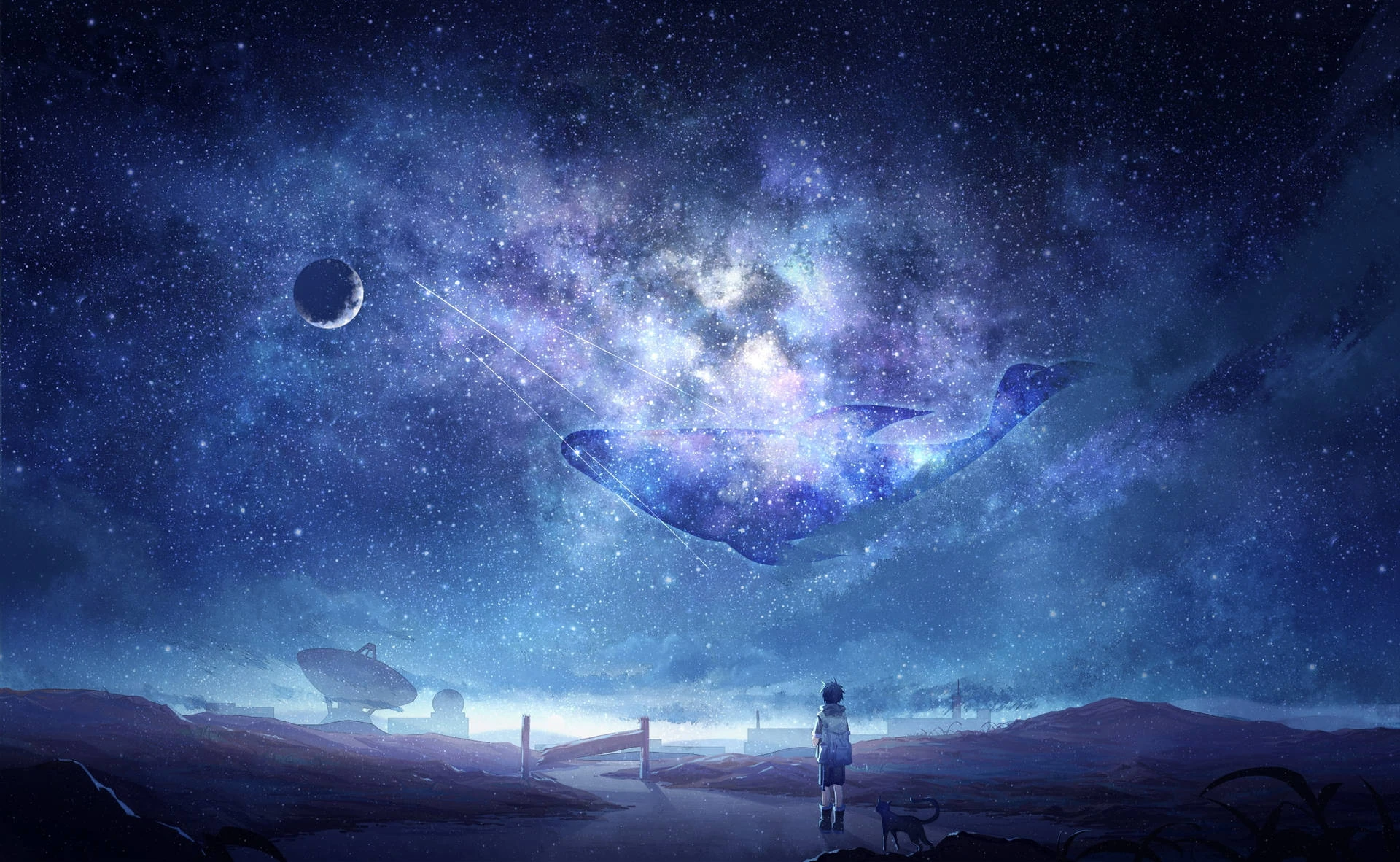 Hình nền vũ trụ anime 6