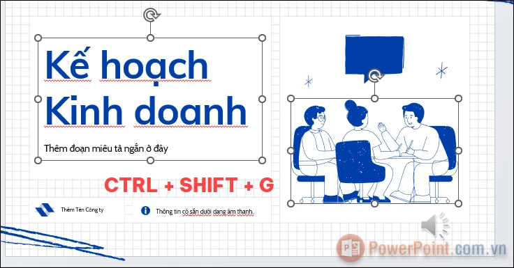Phím tắt nhóm đối tượng