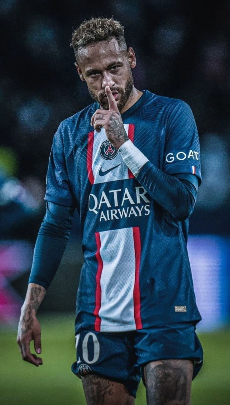 Neymar in action