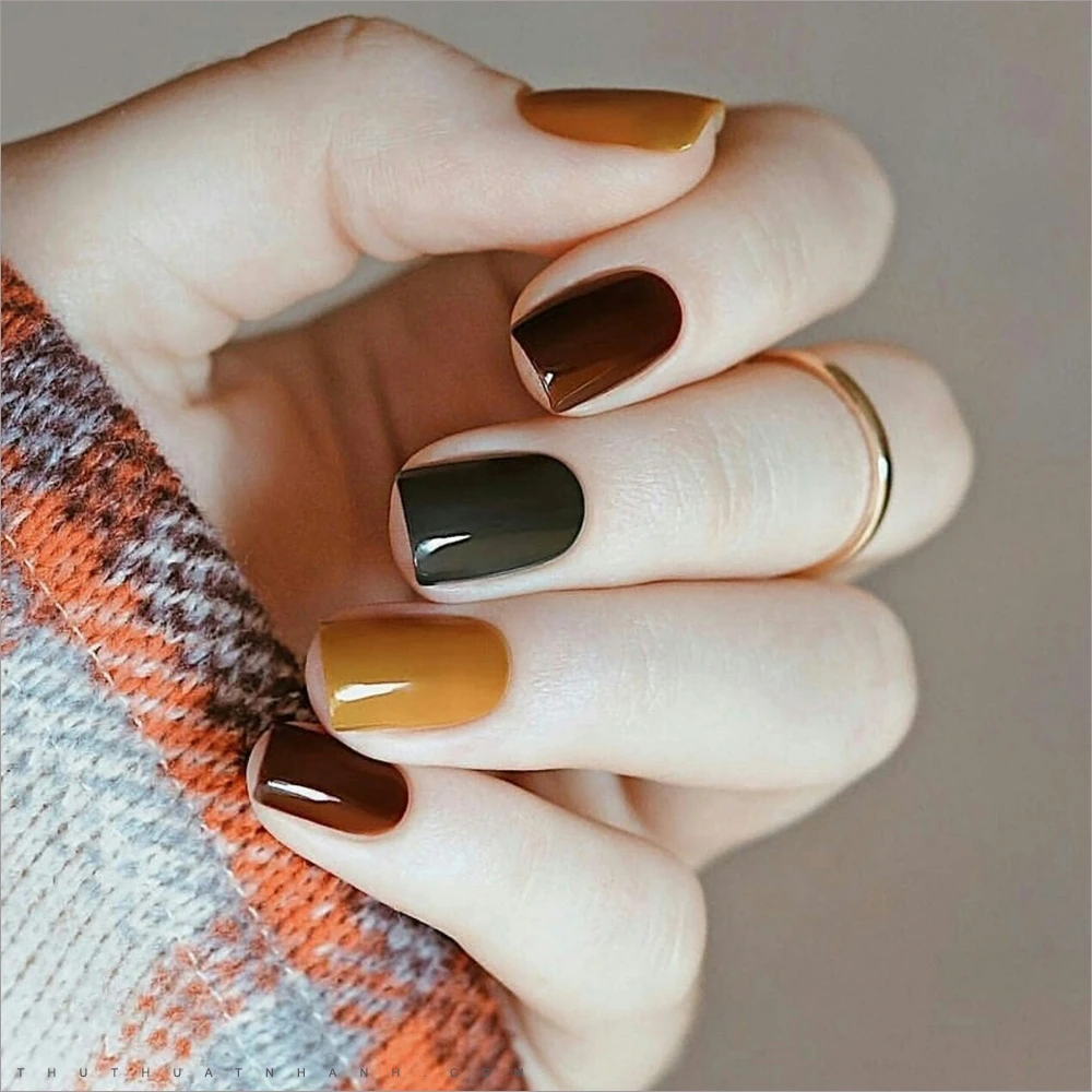 Mẫu nail màu trắng đơn giản