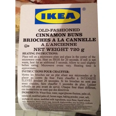 Bánh cinnamon bun tại IKEA