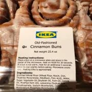 Những chiếc bánh cinnamon bun tại IKEA