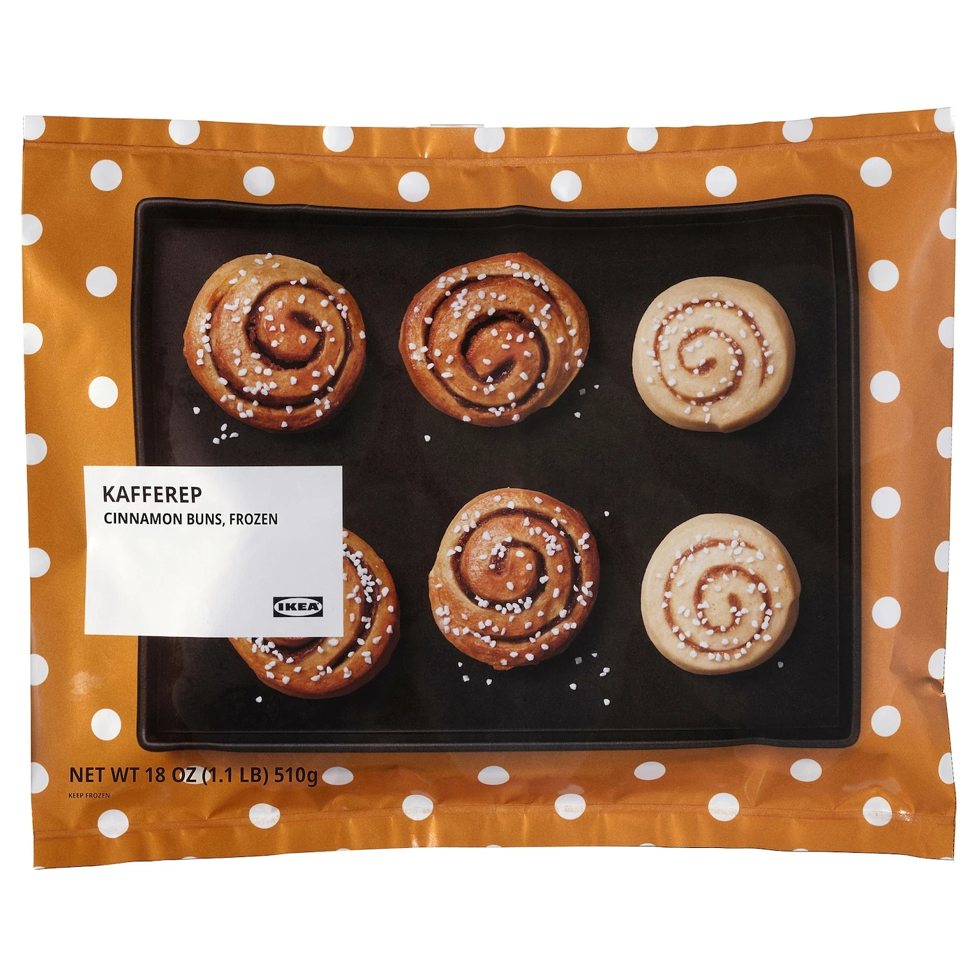 Bánh cinnamon bun để đông lạnh tại IKEA