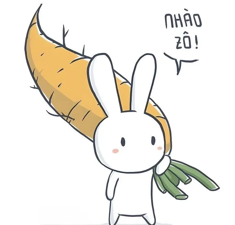 Meme thỏ bảy màu