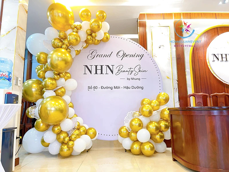 Trang trí bong bóng cho sự kiện khai trương