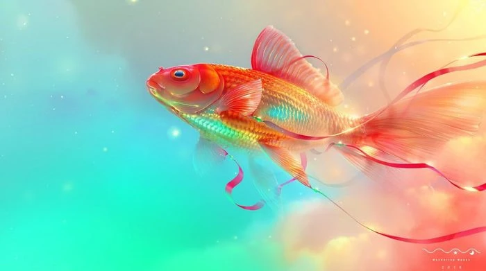 Cá 3D Màu Sắc