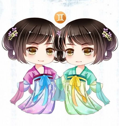 Chibi cổ trang 12 cung hoàng đạo