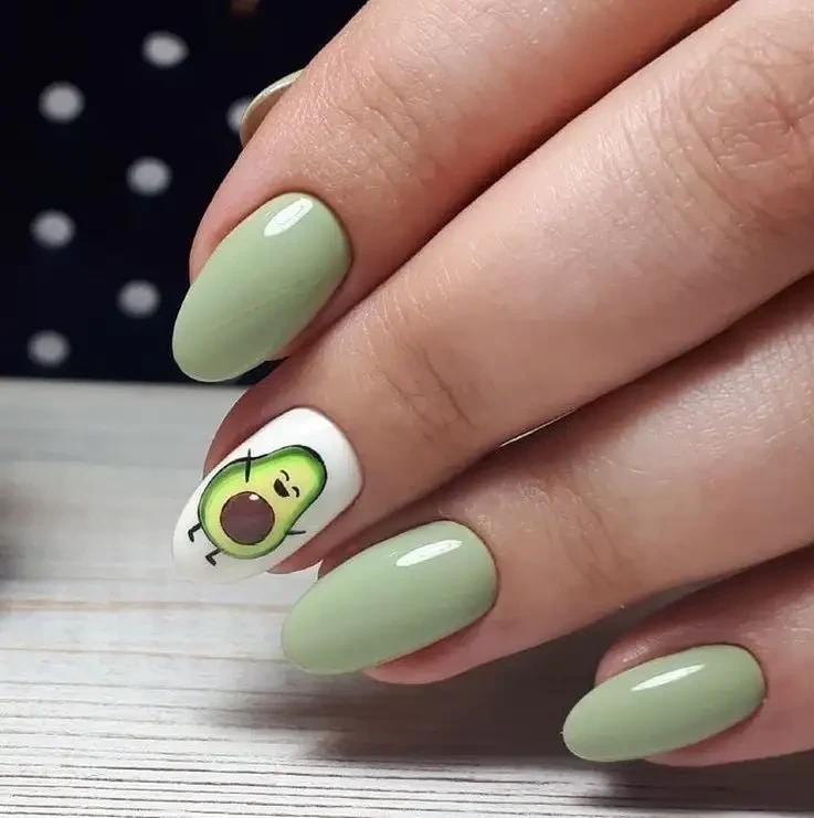 Hình ảnh nail trái bơ 4