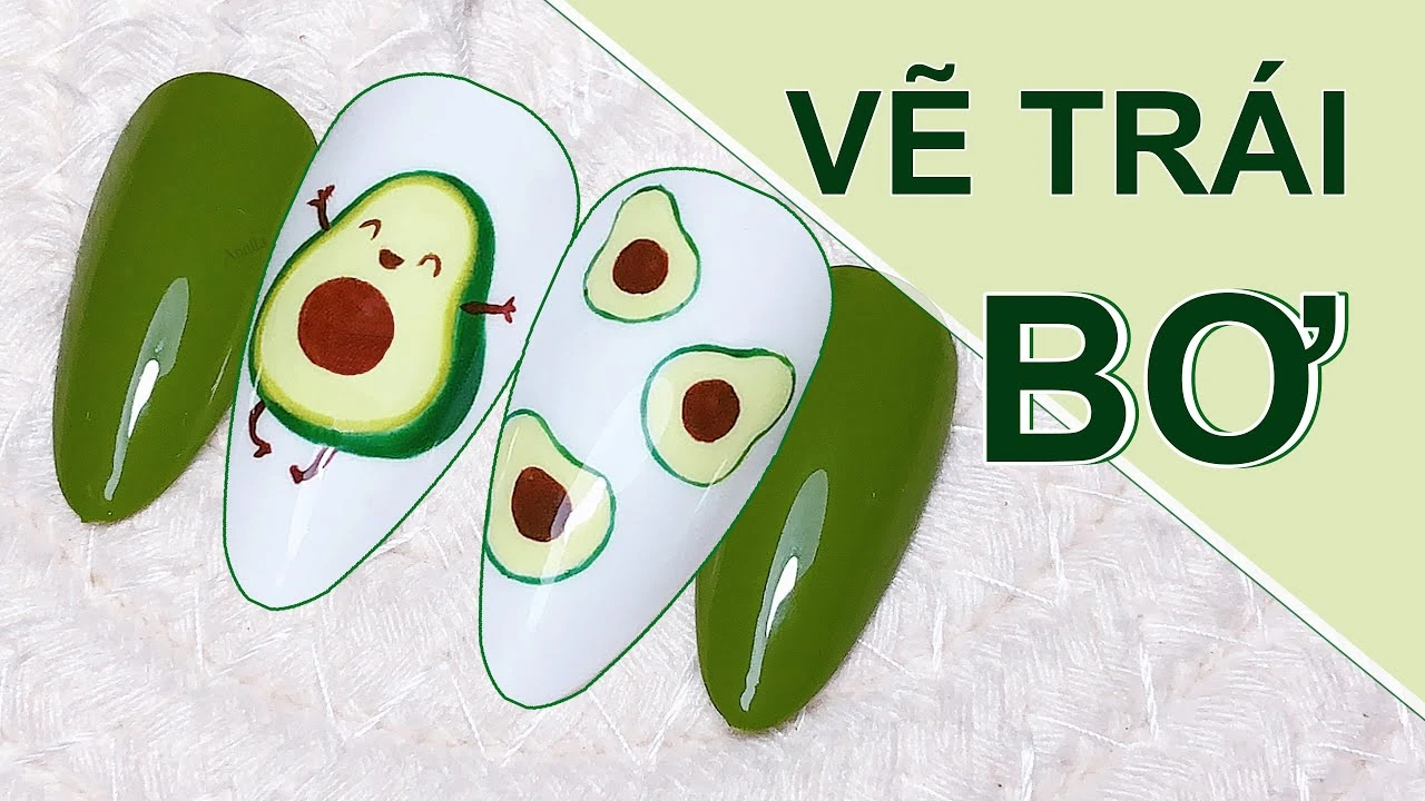 Hình ảnh nail trái bơ 5