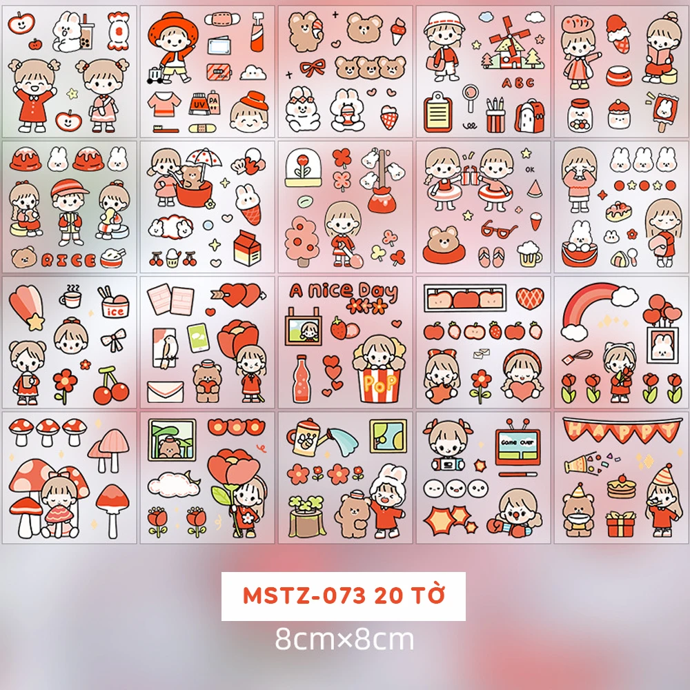 Sticker Cô Bé Cute 1