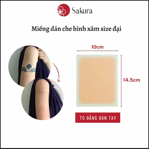 Cách dán miếng che hình xăm