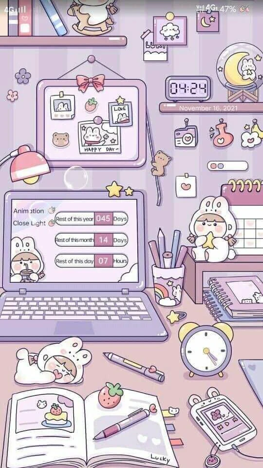 Hình nền bàn phím cute 10