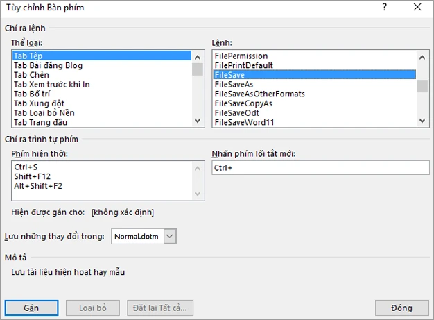 Tùy chọn tùy chỉnh Ribbon trong Excel