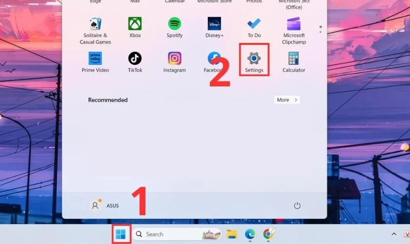 Cài đặt hình nền trên Windows 11