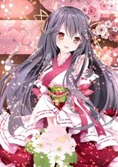 Cảnh chợ Tết trong anime