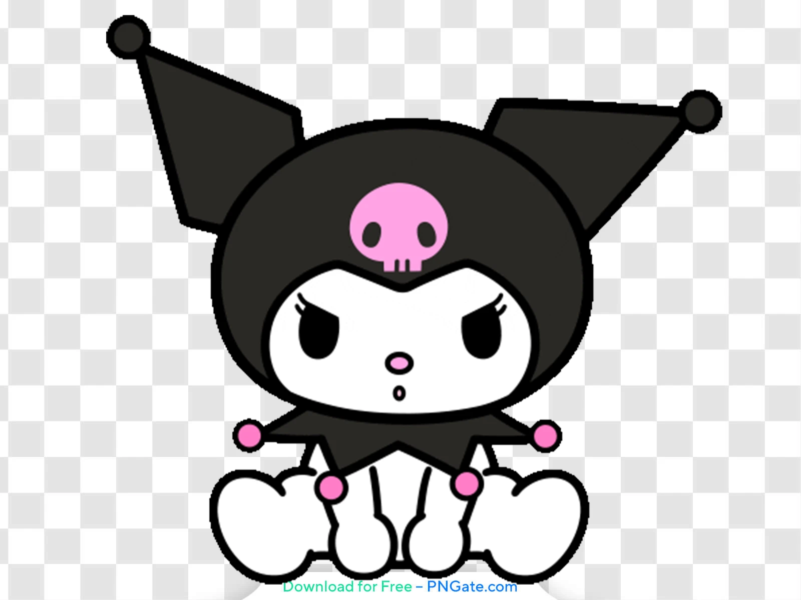Kuromi Sitting