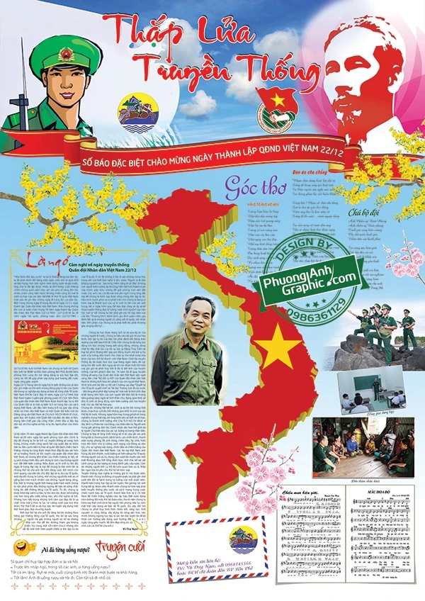 Báo tường quân đội đẹp