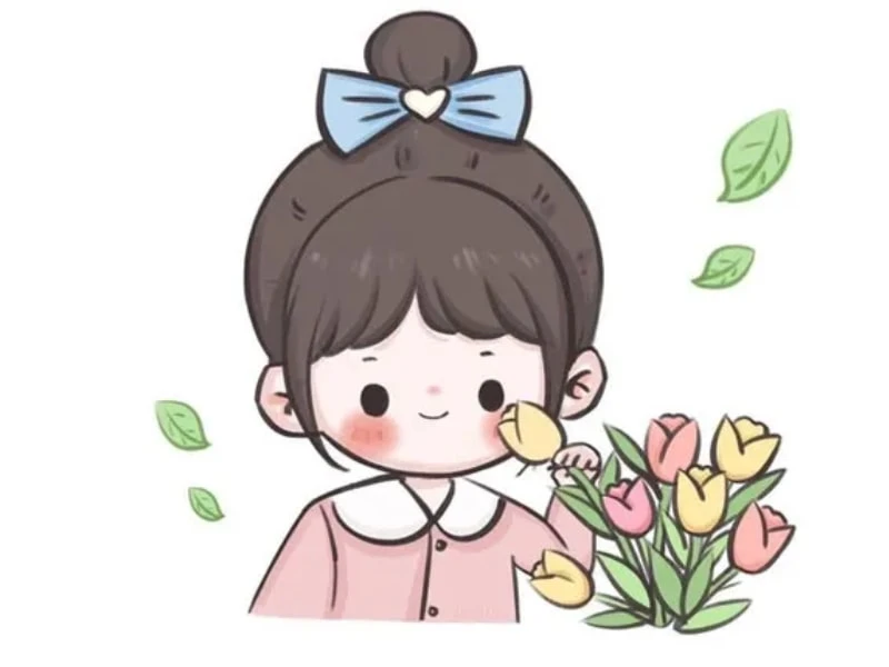 Hình nền cute cô gái