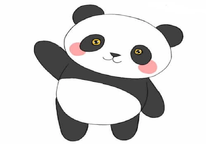 Hình Vẽ Gấu Trúc Cute