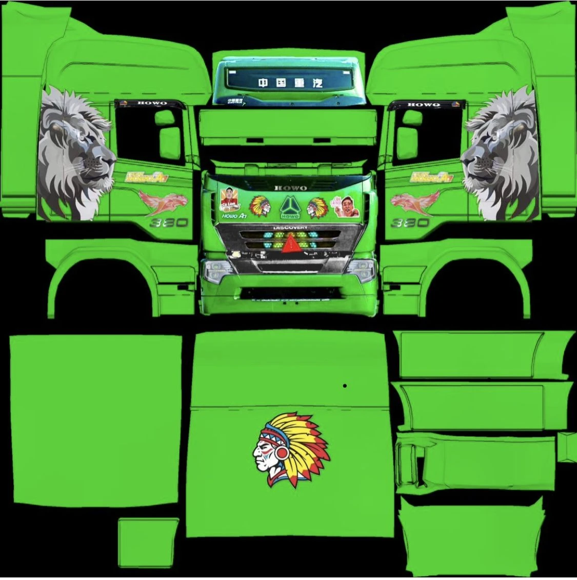 Skin xe tải Volvo FH16