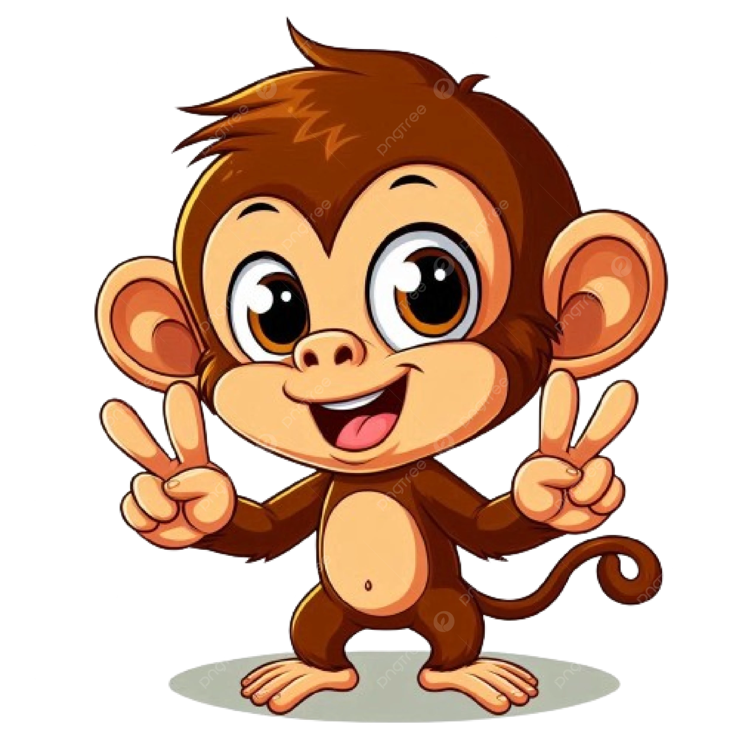 Khỉ đáng yêu cầm bảng