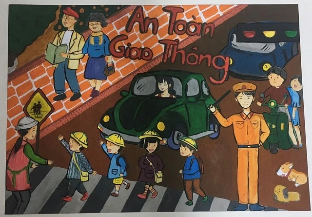 Tranh vẽ an toàn giao thông