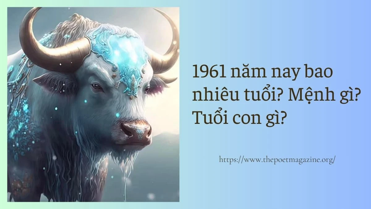 Người sinh năm 1961 Tân Sửu