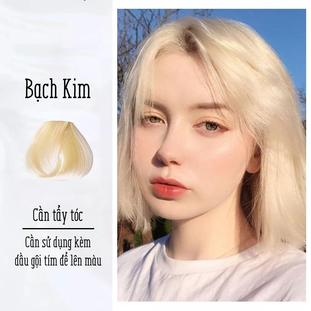 Nhuộm tóc bạch kim