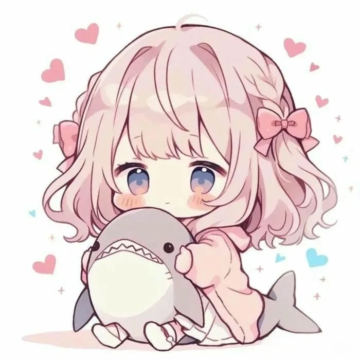 Bức tranh chibi dễ thương