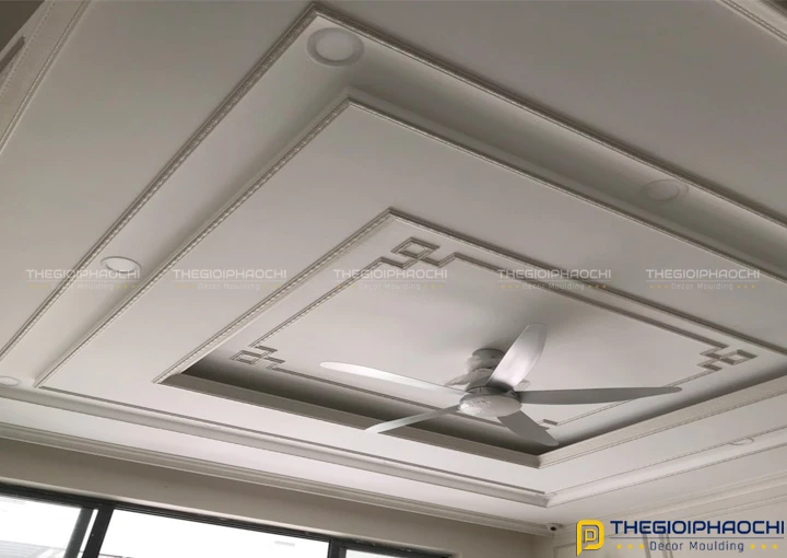 Mẫu phào chỉ trang trí trần nhà đẹp