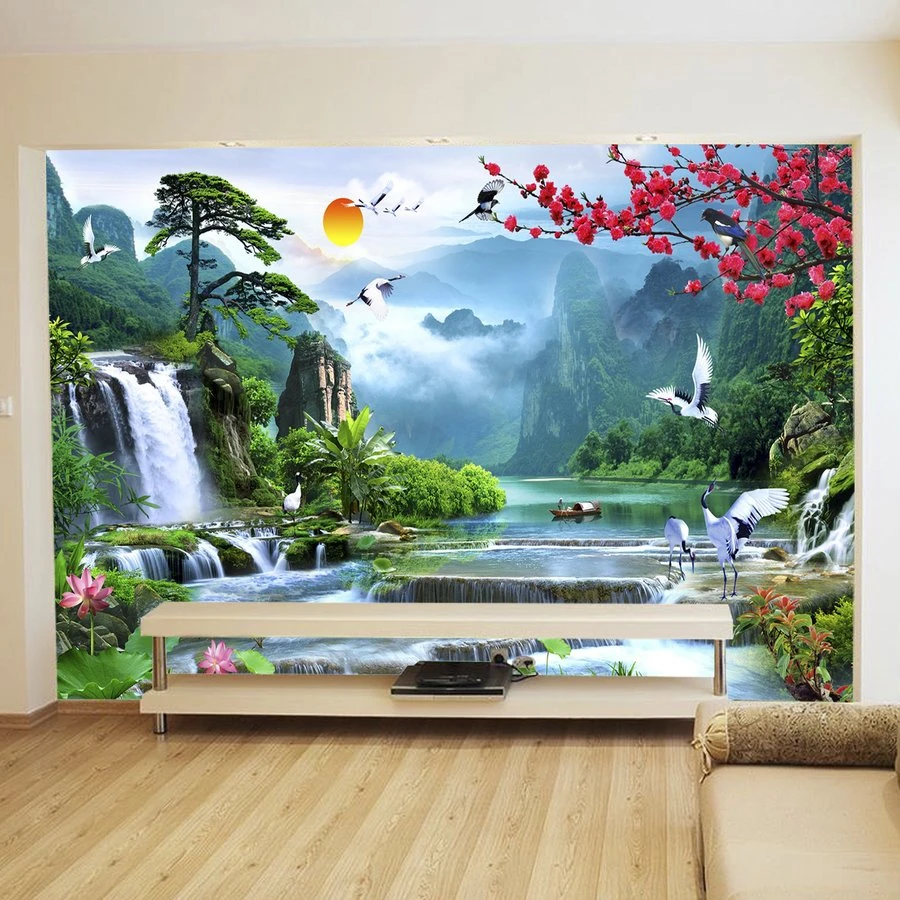Tranh tường Sơn Thủy