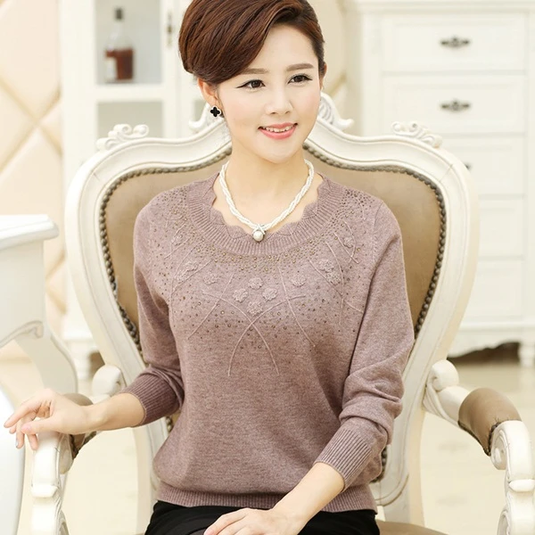 Áo len cổ cao