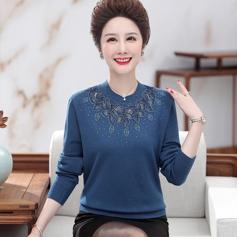 Áo len tay xếp ly